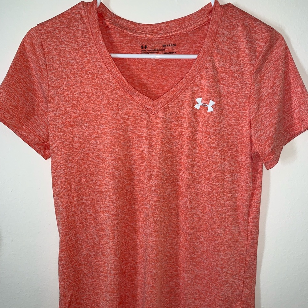 Coral Under Armour T Shirt